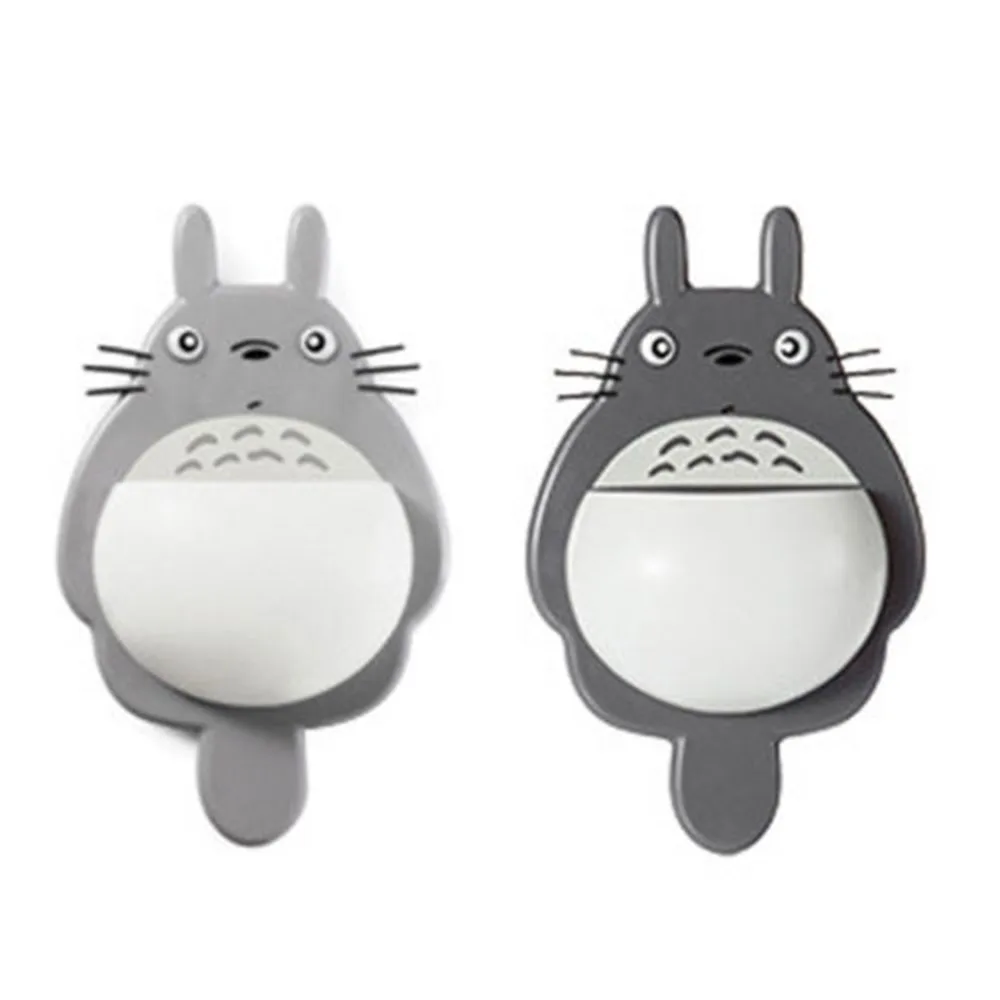 

High Quality Cute Animal Toothbrush Holder Cartoon Wall Mount Holder Sucker Toothbrush Rack Children bathroom set Accessories