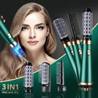 3 в 1 стайлер для завивки волос Расческа выпрямляющая щетка Сушилка для женщин Уход за волосами и кожей головы профессиональная электрическая нагревательная щетка