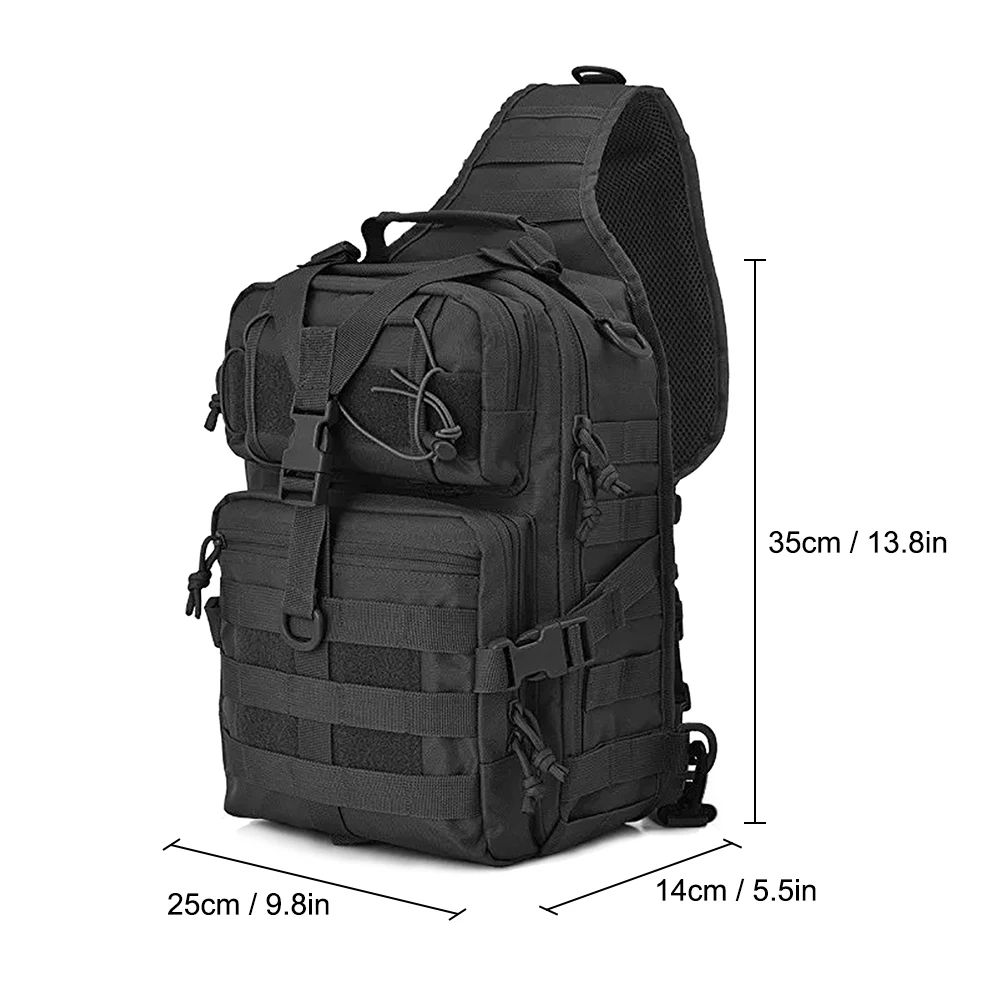

20L Tactical Assault Pack Waterproof Military Sling Backpack Molle Army Bag for Outdoor Camping Hiking Hunting