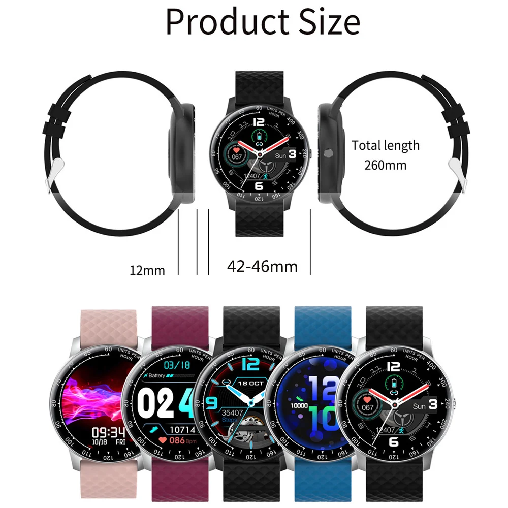

2021 Smart Watch Men Blood Pressure/Hear Rate Monitor Fitness Tracker Clock IP68 Waterproof Smartwatch Women For Xiaomi Iphone