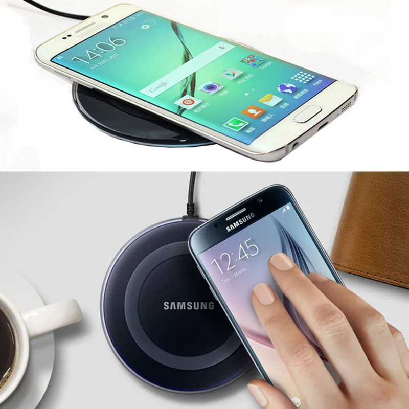 Беспроводное зарядное устройство для Samsung 5 В 2 А адаптер быстрой зарядки Qi с микро