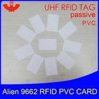 RFID-метка UHF, ПВХ-карта Alien 9662 EPC6C 915 МГц 868 МГц 860-960 МГц Higgs3 85,7*54*0,8 мм, дальность, смарт-карта, пассивные RFID-бирки