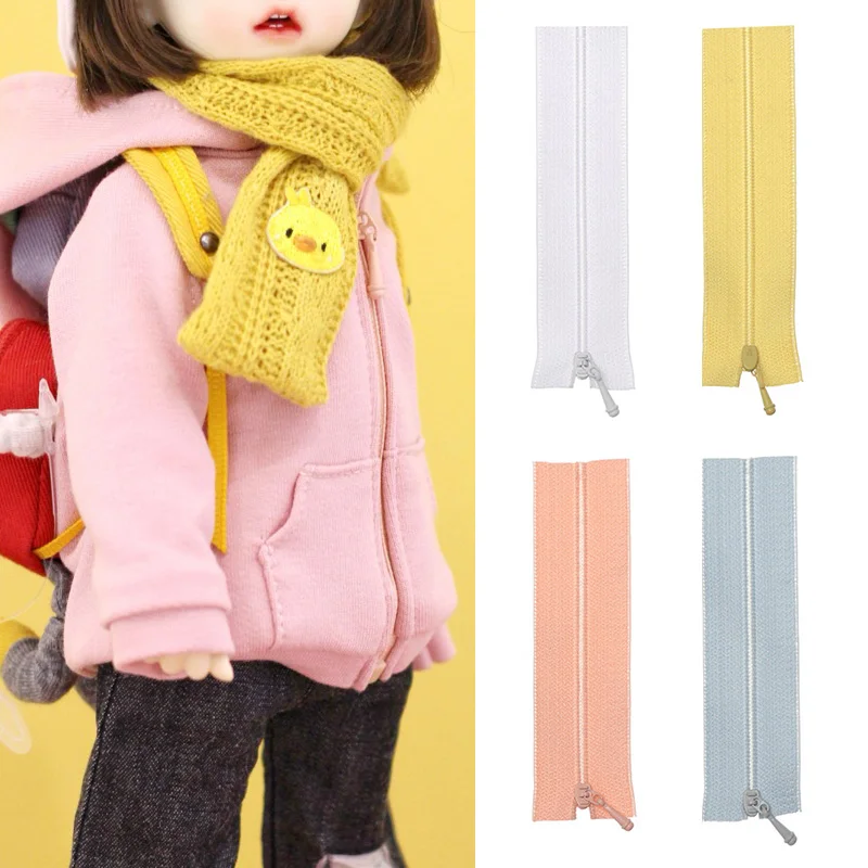 5PCS Mini Zipper 7cm for Doll Clothing Handmade Sewing Scrapbooking Garment Applique DIY Dolls Clothes Accessories | Дом и сад