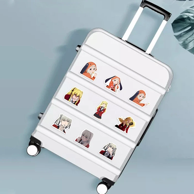 

50 Pieces Of Japanese Anime Gambling Abyss Stickers Laptop Suitcase Guitar Refrigerator Stickers Kids Gifts