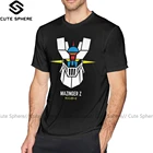 Футболка Mazinger Z, цветная футболка Mazinger Z, футболка 5x с коротким рукавом, забавная Мужская Классическая футболка из 100 хлопка с принтом