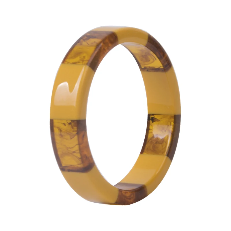 Красочные модные акриловые браслеты женские из смолы широкие манжеты для женщин