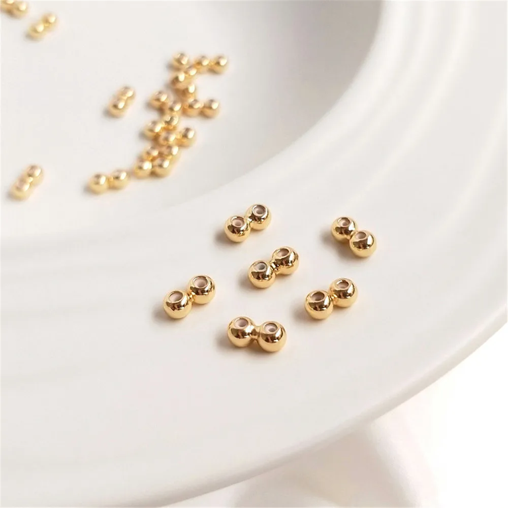 14K золото двойной ряд подключенный силикагель Регулируемая лампа