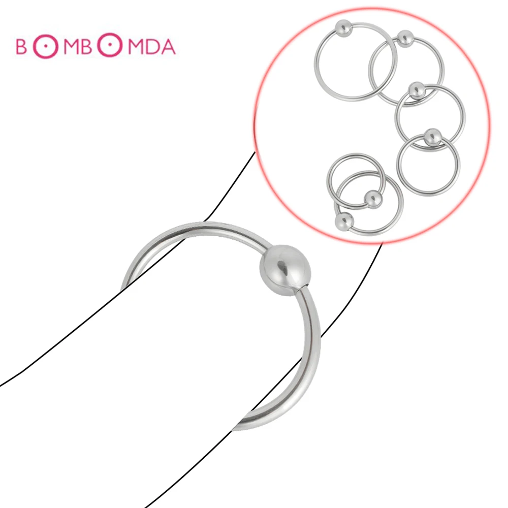 Кольцо для пениса из нержавеющей стали кольцо увеличения мужчин стимуляция Т