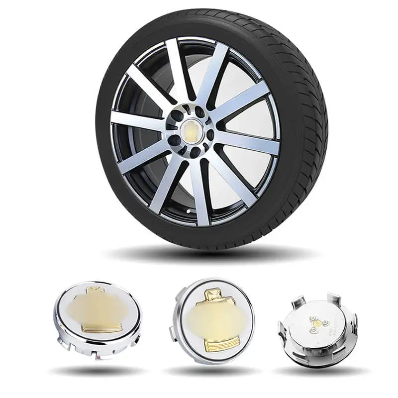 62 мм Магнитная подвеска светодиодные плавающие колпачки для колес с логотипом