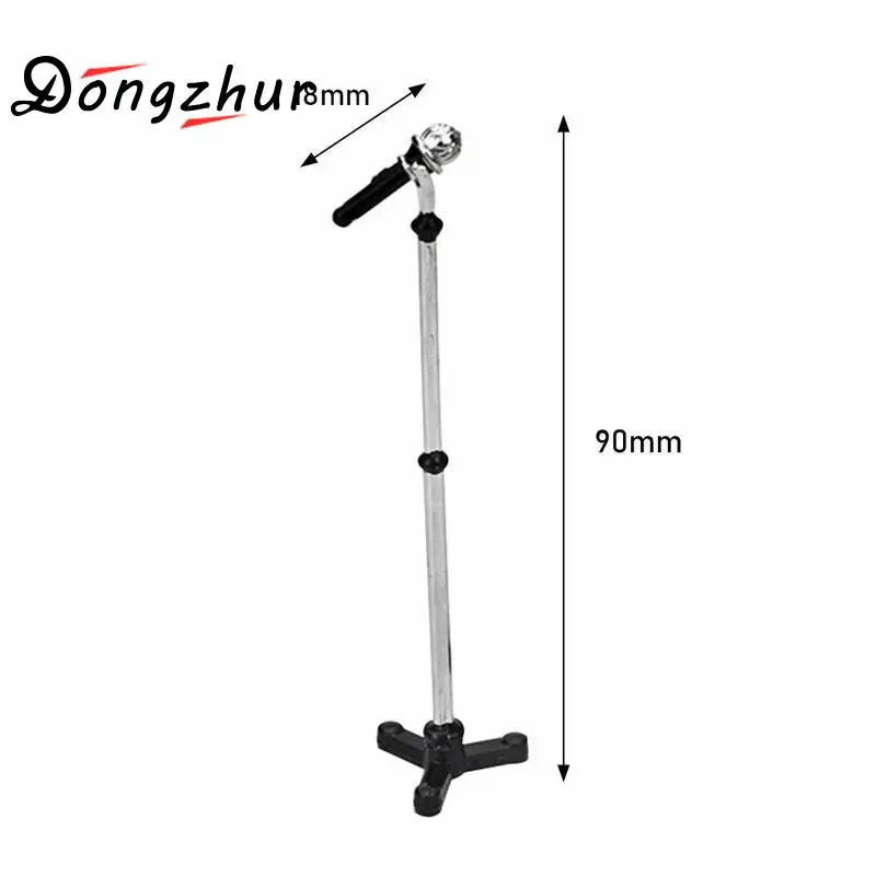 

1/12 DIY Doll Houses Accessories Simulation Mini Microphone Model Dollhouse Miniatures Life Play Scene Decor Dollhouse Ornament