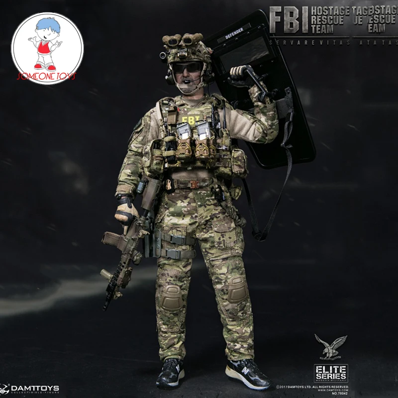 Коллекционная экшн-фигурка агента ФБР ХРТ DAMTOYS Dam 78042 1/6 | Игрушки и хобби