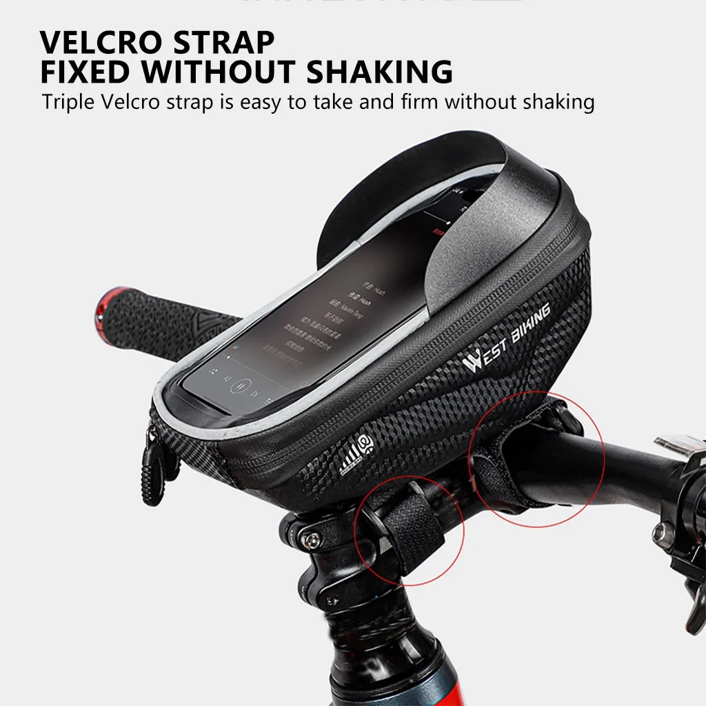 Водонепроницаемая сумка для велосипедной рамы велосипедный держатель телефона