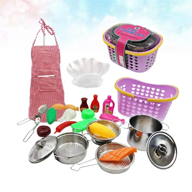 1 Набор готовки игрушечная лампа Пластиковый ролевый легкий игровой набор