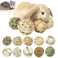 new 7cm pet chewing toy natural rattan ball interactive toys rabbit parrot chew toys for cats small animal play pet accessories