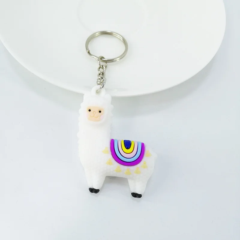 Милый брелок FIMAODZ с альпакой 4 цвета мультяшными животными и овечкой для женщин