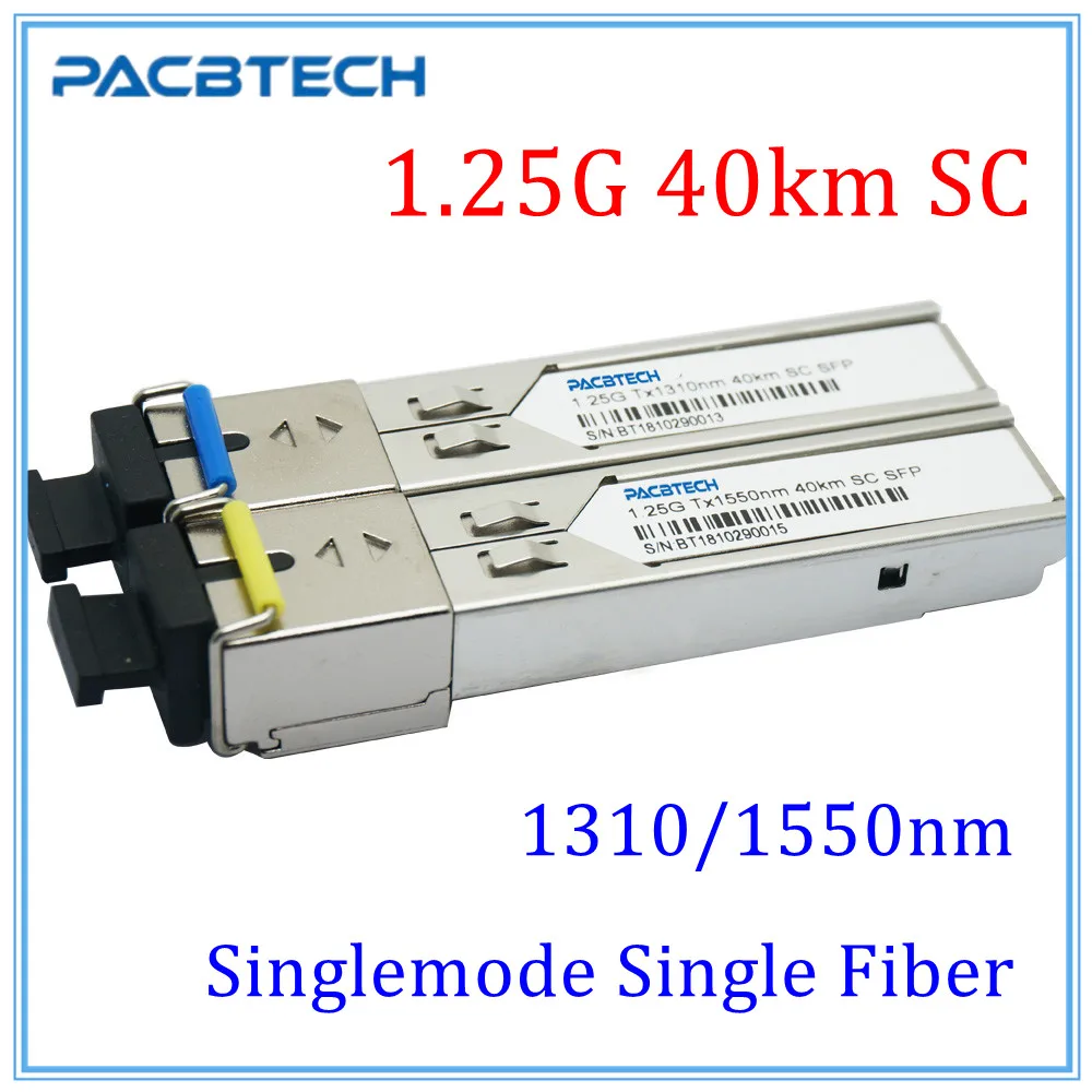 40 км 1 25G BiDi/WDM SFP модуль нм/Нм SC/LC совместимый волоконно-оптический трансивер
