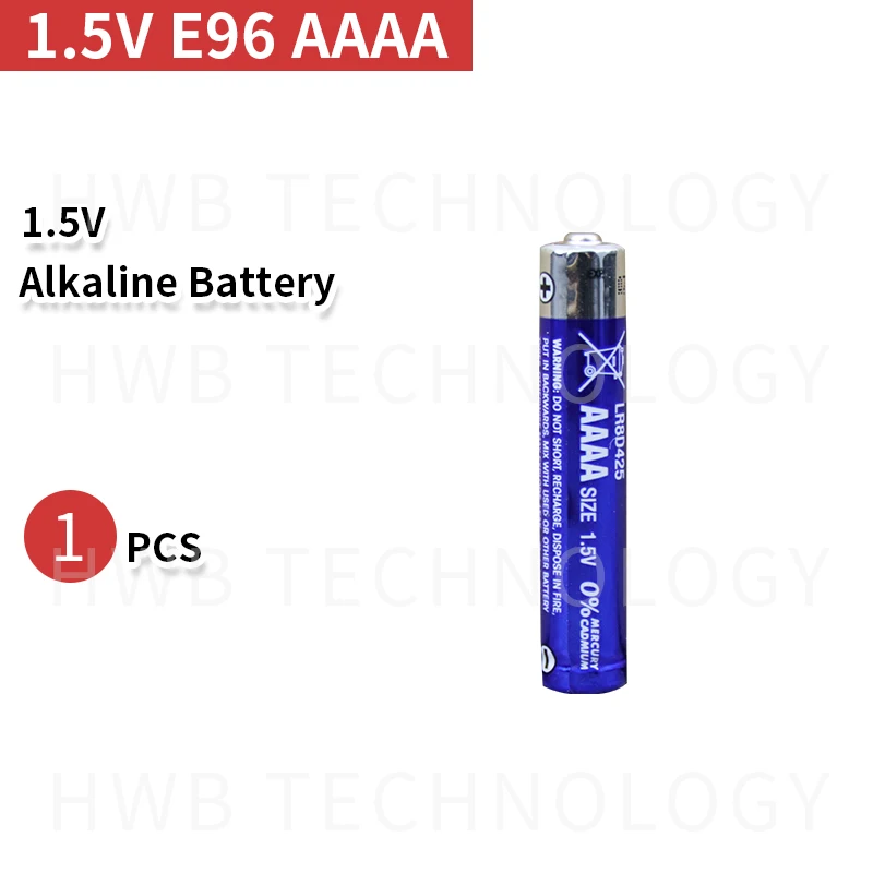 Щелочная батарея 1 5 В E96 AAAA лазерная ручка для сухой батареи Bluetooth гарнитура