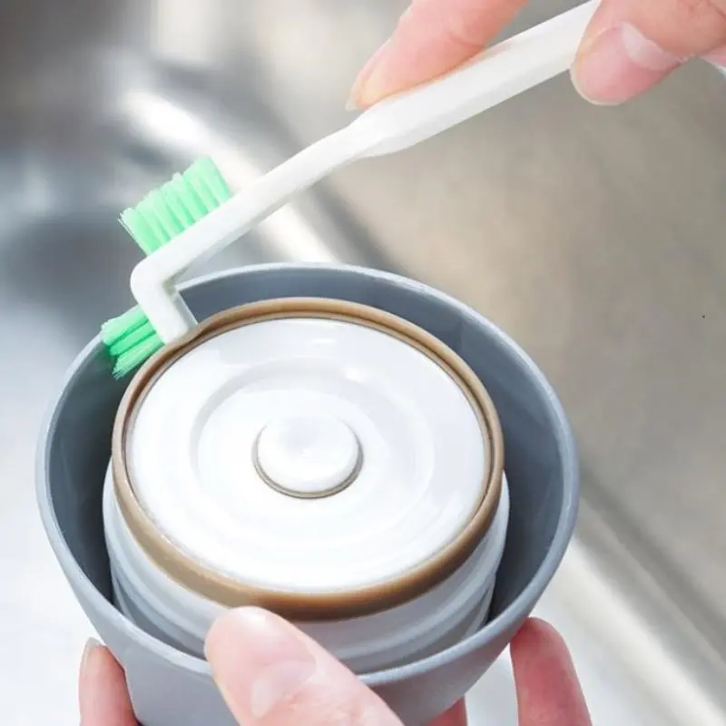 

3Pc/lot Baby Milk Bottle Cap Brushes Cleaner Multifunctional cleaning brush Plastic Wash Drinking Feeding Bottle Cleaning Tools