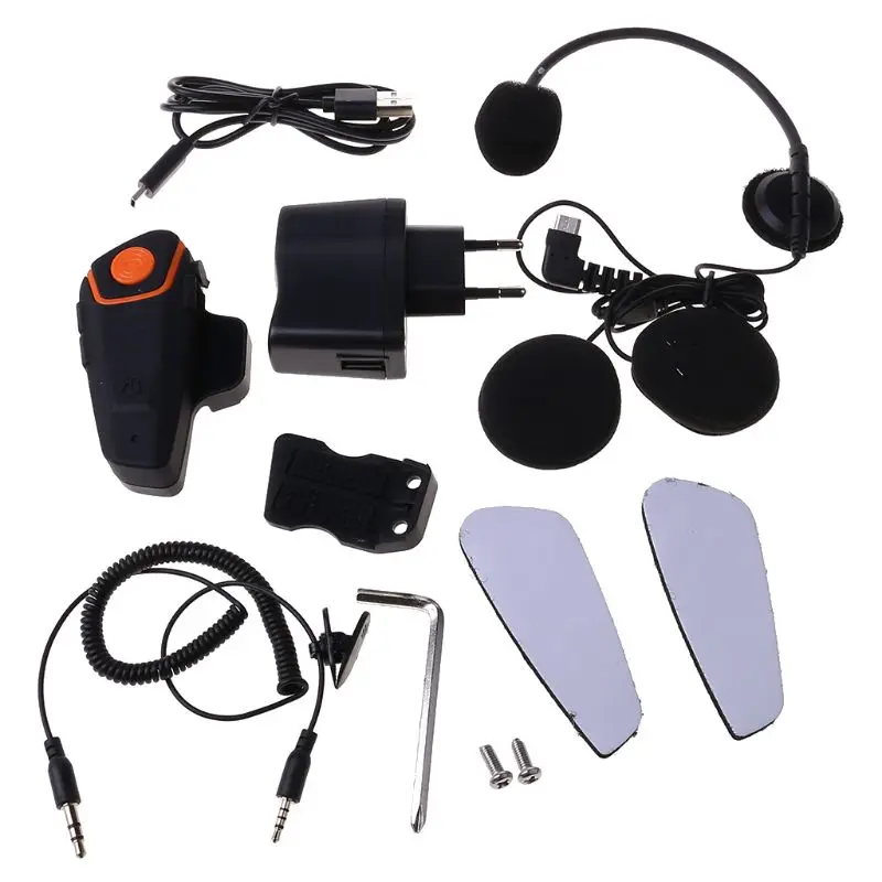

Водонепроницаемый BT-S2 BT Interphone 1000 м переговорное bluetooth-устройство для мотоциклетного шлема