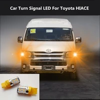 2pcs car turn signal led command light headlight modification for toyota hiace 12v 10w 6000k