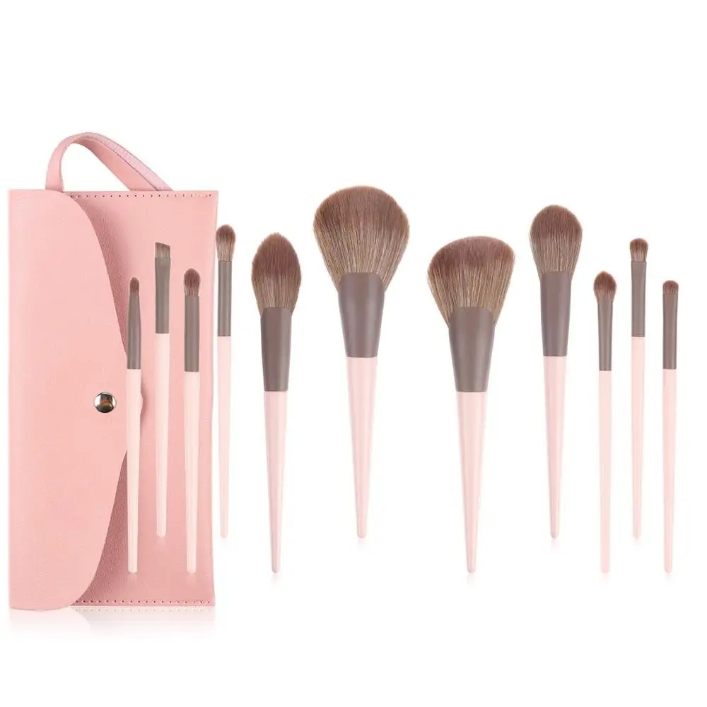 

Professional 11pcs Makeup Brushes Set Foundation Powder Blush Highlighter Eyeshadow Sculpting Brush Make Up Brushes Cosmetic