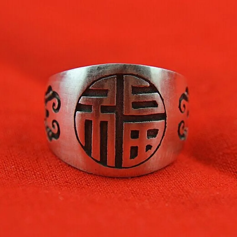 Серебряный 999 широкий реставрация старинным способом кольцо все серебро для