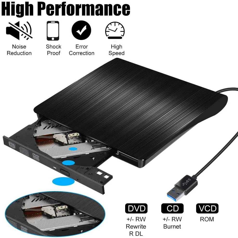 Новый Выдвижной Портативный DVD CD RAM внешний и HDD устройство выдвижной драйвер USB3.0