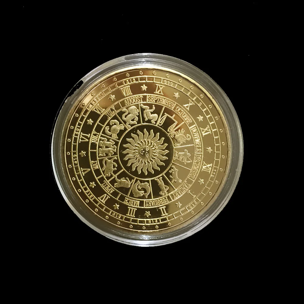 

Twelve Constellation Lucky Gold Coin Scorpio Commemorative Coin