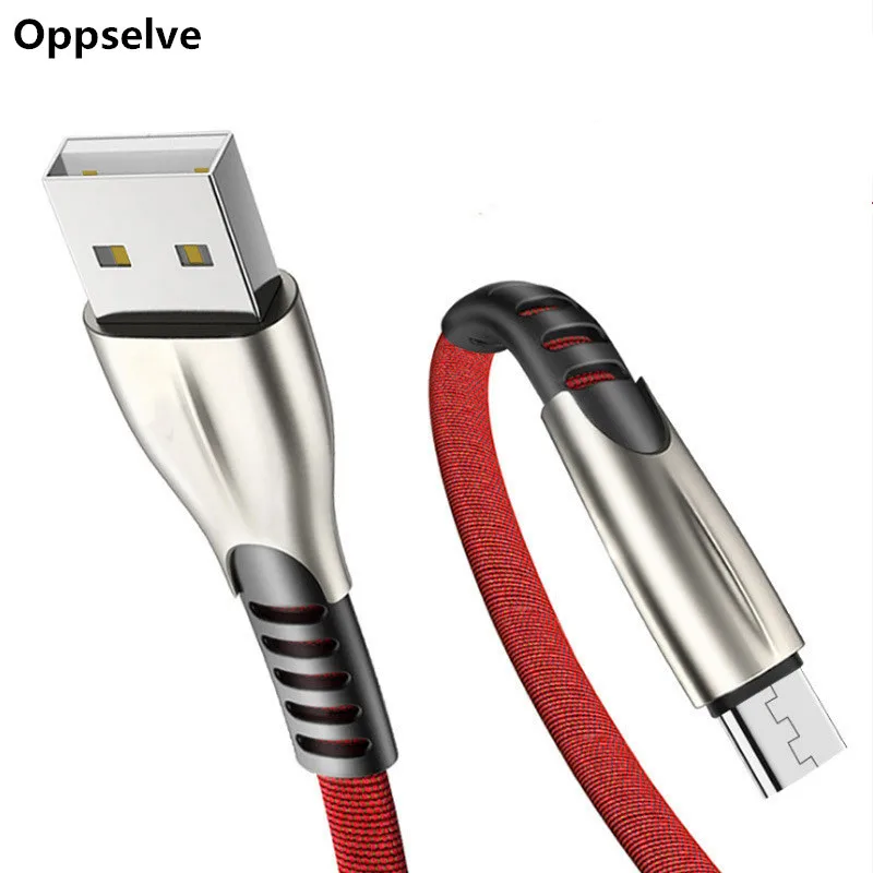 Oppselve кабель Micro USB 3 0 A для быстрой зарядки 1 м 2 мобильного телефона samsung Xiaomi Android