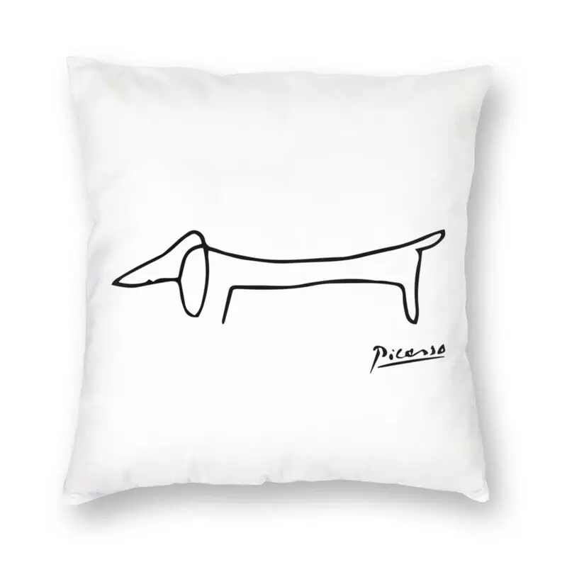 

Наволочка с собакой Пабло Пикассо 40x4 0 см, украшение для гостиной в скандинавском стиле, наволочка с квадратной подушкой для стула