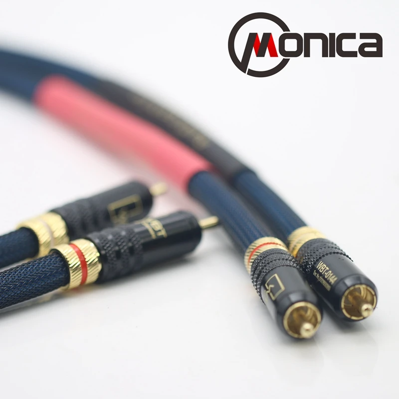 HIFI Monica ST 48B G3 аудиоустройство кабель усилитель CD сигнальный WBT позолоченный RCA