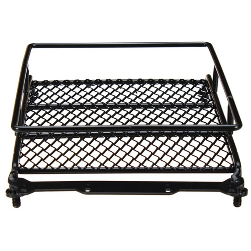 

1 Set Roof Rack Luggage Carrier Metal Car Frame with LED & 1 Set Metal Wheel Rim Hub with Rubber Tire Tyre