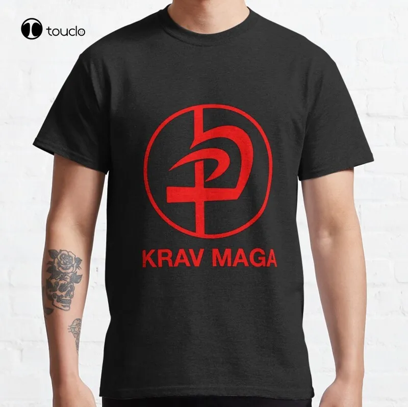 

New Krav Maga Logo Classic Idf Martial Arts Israel T-Shirt Cotton Tee Shirt S-5XL Unisex