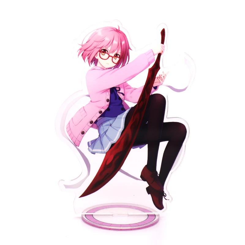 Anime Kyokai no kanata! Kuriyama Mirai Kanbara Akihito Character Cosplay Acrylic Stand Figure Desk Gifts |