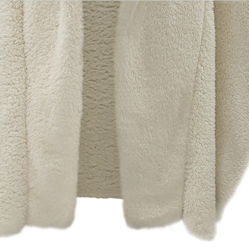 Teddy Bear Coat Jacket Women Fashion Open Stitch Winter Hooded Female Long Sleeve Fuzzy 2019 Hot New | Женская одежда