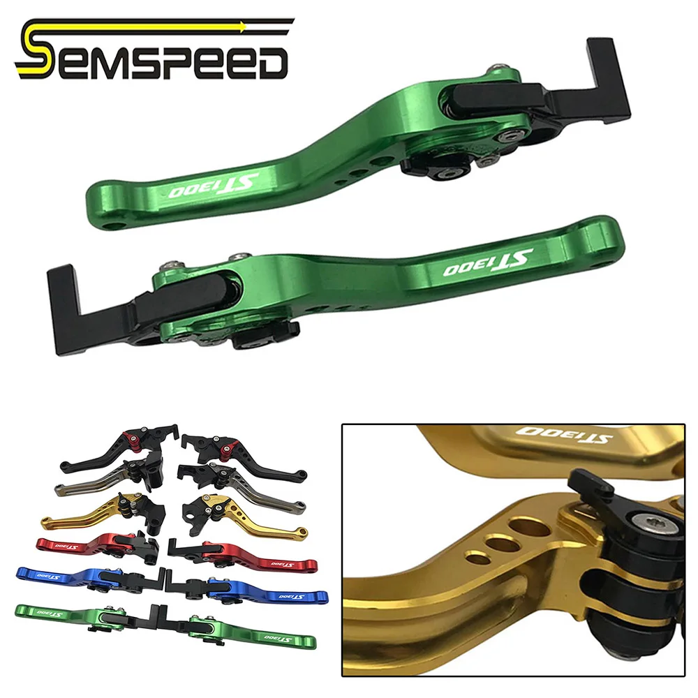 SEMSPEED ST1300 логотип мотоцикла CNC Короткие тормозные рычаги сцепления для Honda ST1300/ST1300A