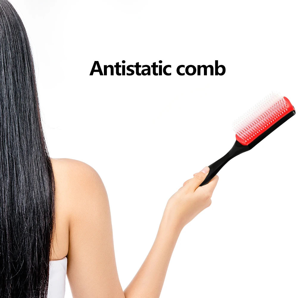 Анти статический парикмахерские расчески Меридиан кисти Съемная массаж для