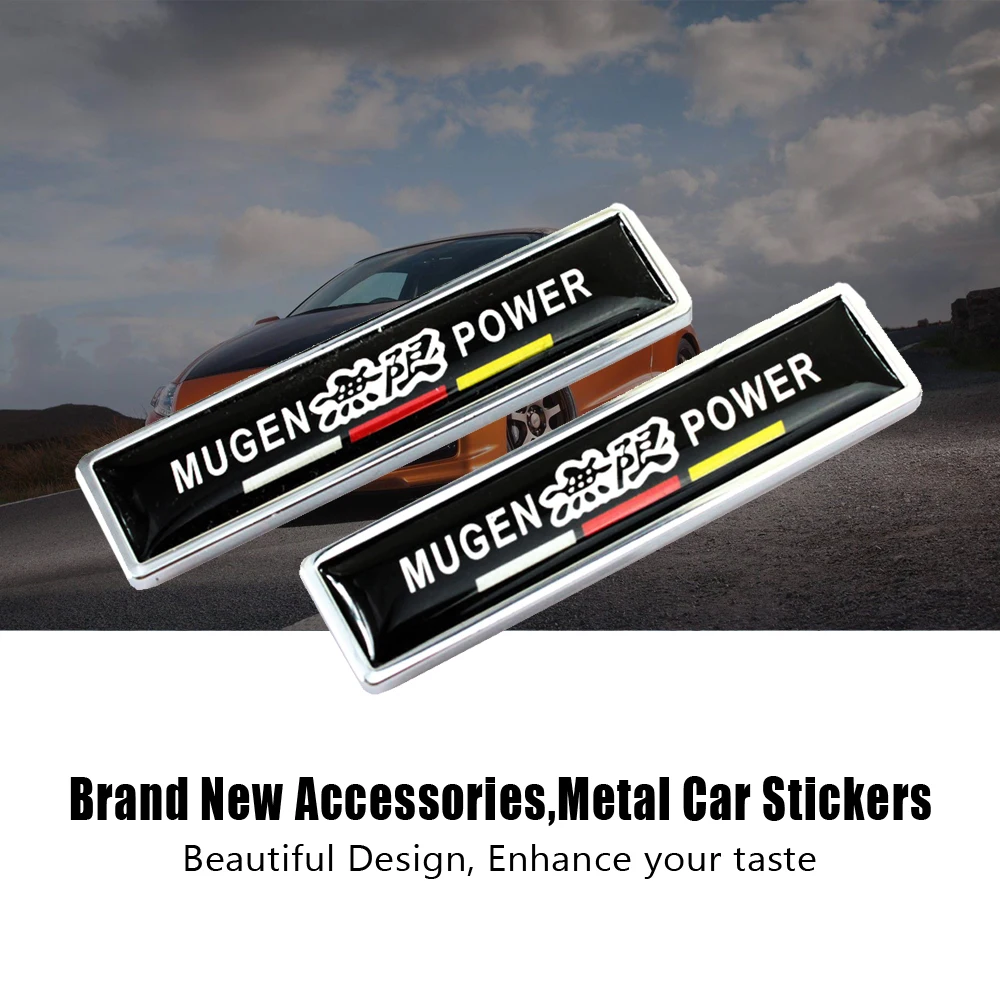 Car Door Body Decor Side Stickers Badge Emblem Decals for Mugen Logo Honda Civic CRV Crosstour Odyssey Insight CRZ Fit HRV | Автомобили и