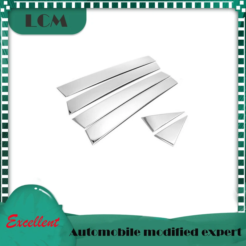 

6 шт., колонны из нержавеющей стали для Chevrolet Impala 2000 2001 2002 2003 2004 2005 304