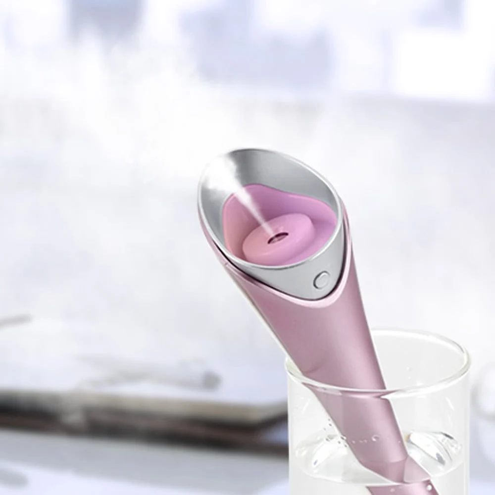 

JSLG Mini Multifunctional Portable Torch Shaped Humidifier Handy Air Purifier Aroma Diffuser