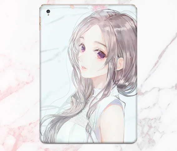 Наклейка на заднюю панель планшета с полным покрытием красочная кожа простой