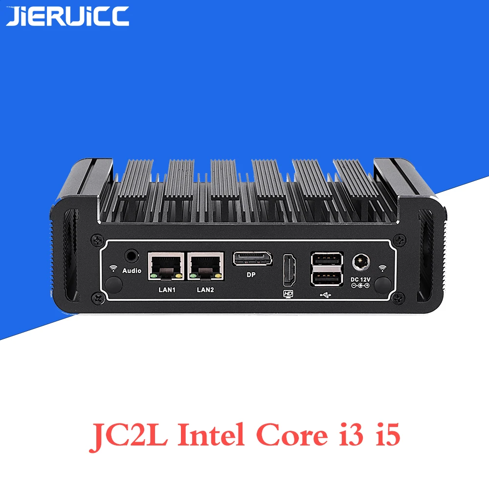 Мини-компьютер без вентилятора core i3 7100u i5 7200u с ddr4 ram. m.2 ssd 4 usb 2 0 двойной Дисплей hdmi.dp