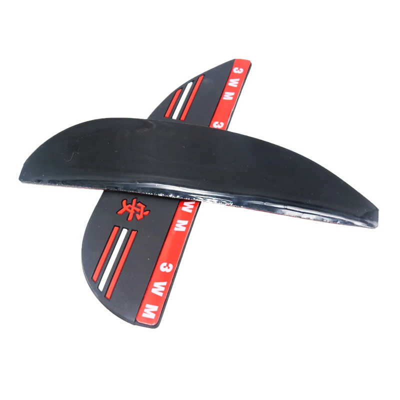 

2 Pcs Car Rearview Mirror Rain Eyebrow Rain-proof Eyebrows For Automobile General Mirrors Car Decoration Rearview Mirror Sticker