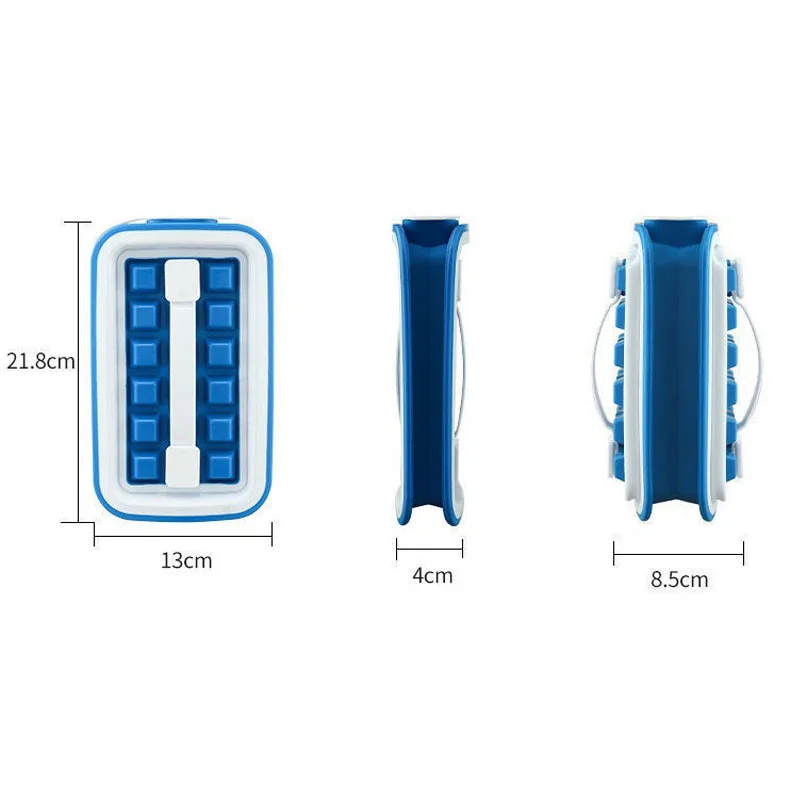 

Multi Ice mold travel outdoor ice Cube Maker Form with pull Silicone Trays Ice cream molds drop ship