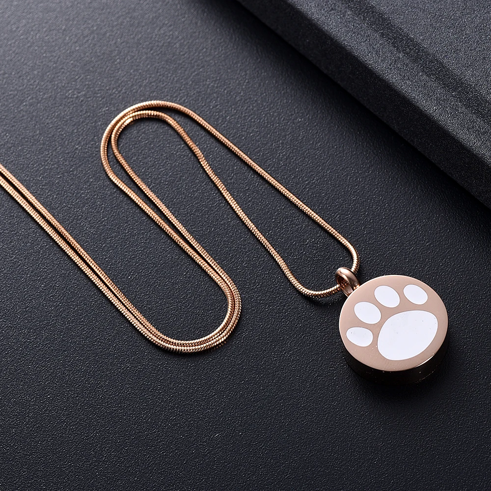 Ювелирные изделия в память о домашних животных украшения для кремации с принтом