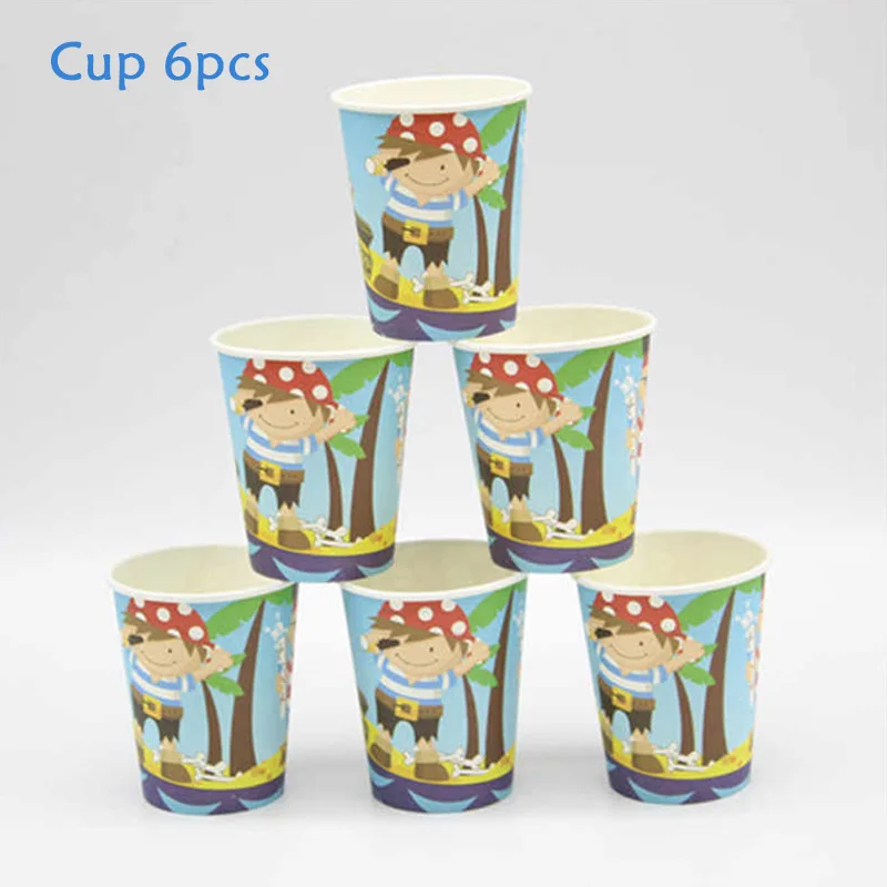 Пиратский Набор столовых приборов для мальчиков на день рождения детский