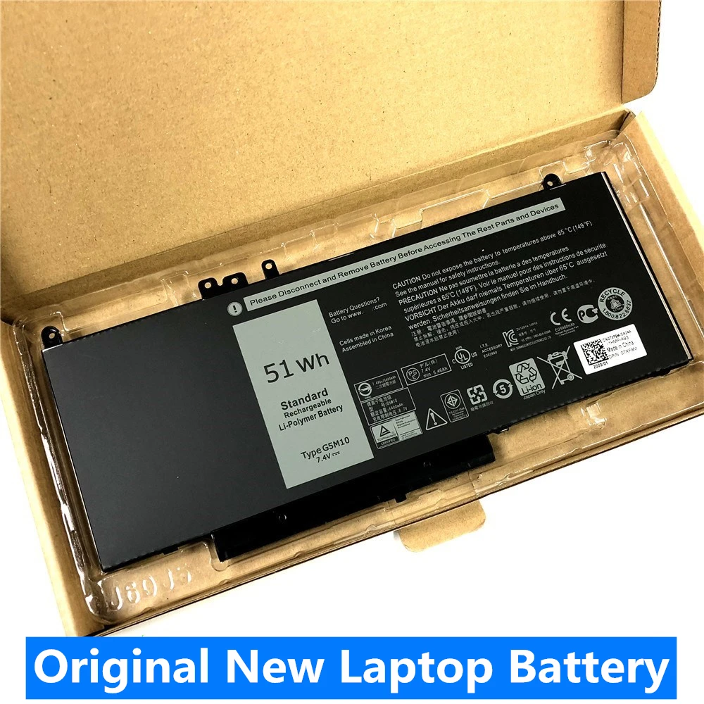 Новый аккумулятор CSMHY G5M10 для ноутбука DELL Latitude E5250 E5450 E5550 8V5GX R9XM9 выход C2 1KY05 7 4 V 51WH