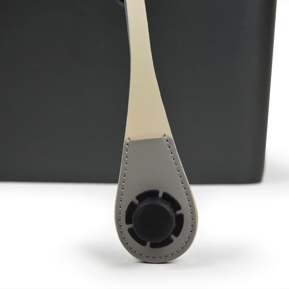 Tanqu Короткие Длинные Экстра тонкие каплевидные ручки из искусственной кожи для