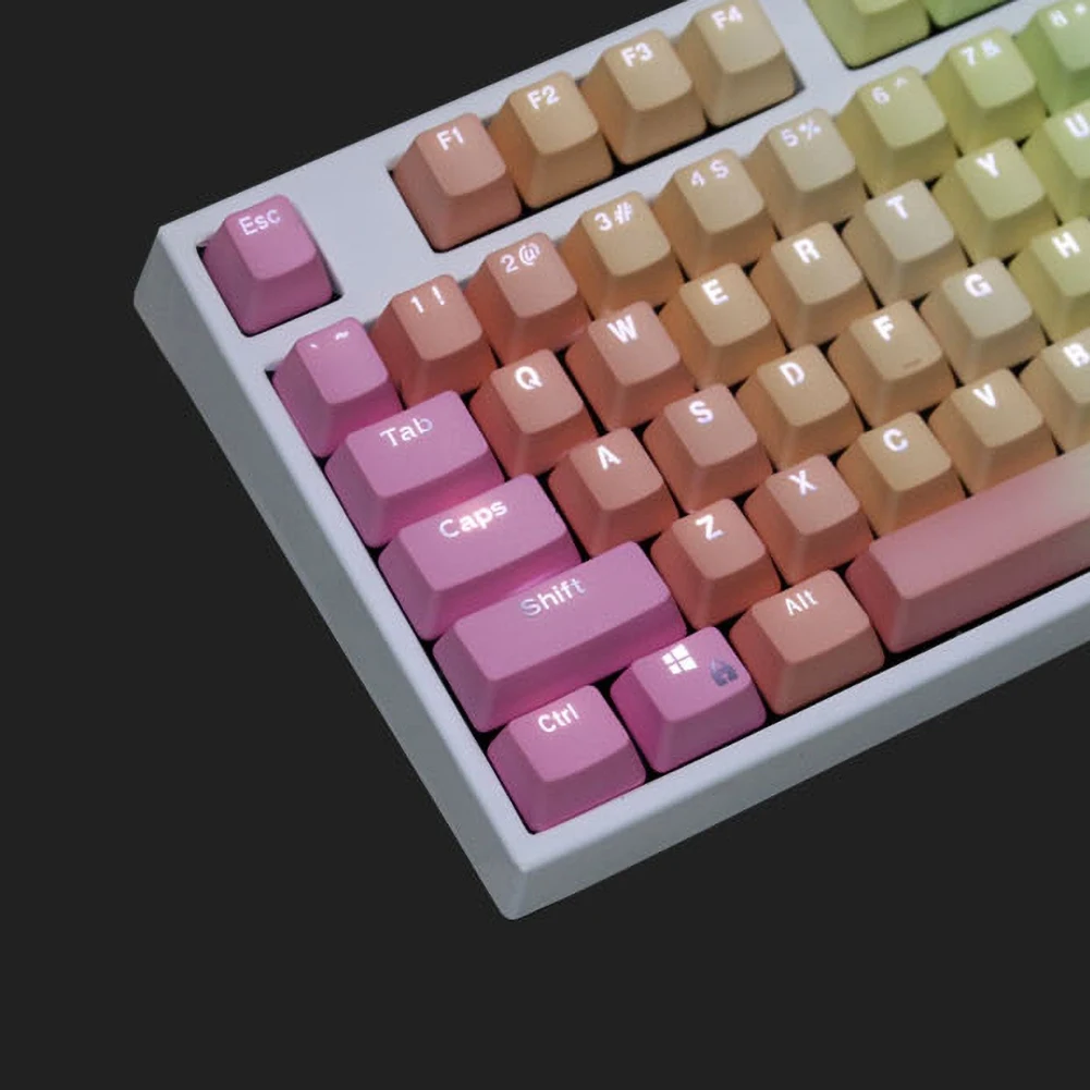 104 шт pbt universal подсветкой ключ кепки s
