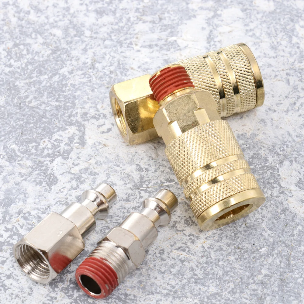 12 в 1 1/4 NPT Air Coupler Plug Set пневматическая трубка Push in Male Female быстроразъемные